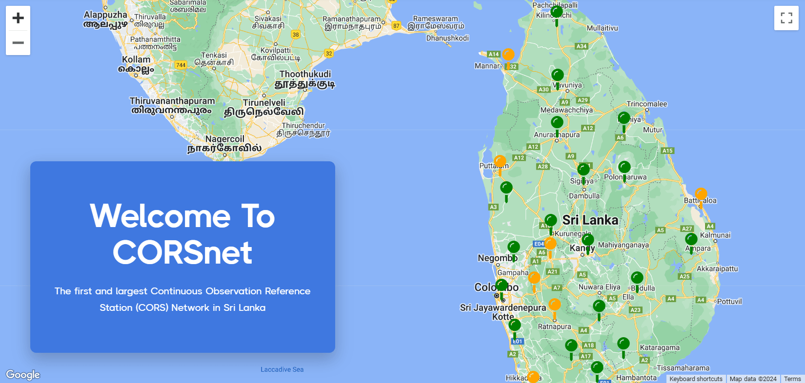 The First & Largest Islandwide CORS RTK Network